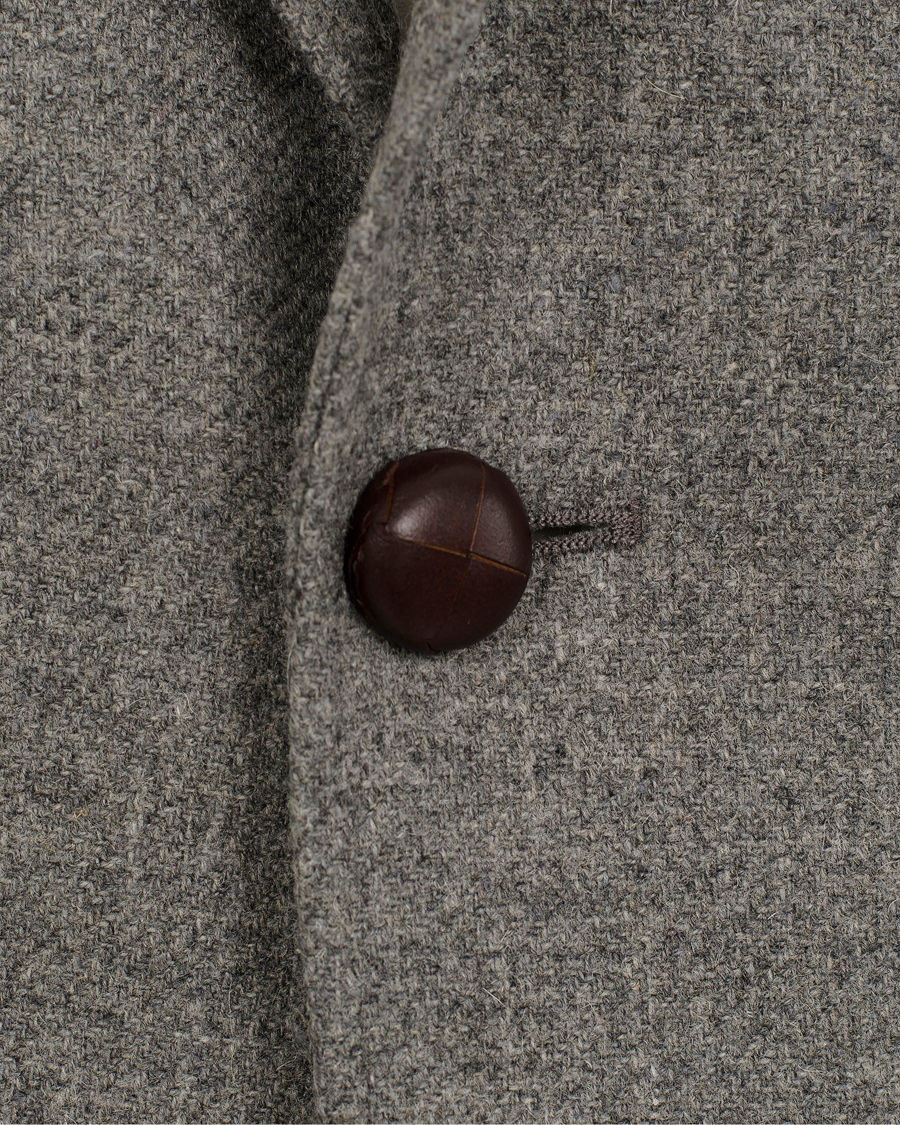 Hombres | Blazers | Morris | Brian Shetland Wool Diagonal Blazer Grey