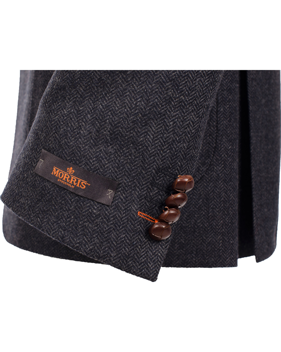 Hombres | Blazers | Morris | Rodney Herringbone Blazer Navy