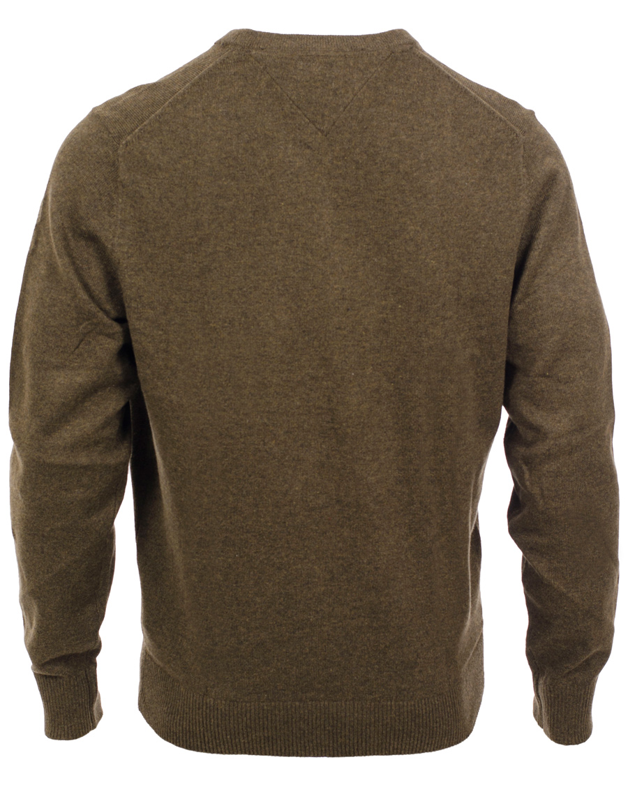 Hombres | Jerséis y prendas de punto | Tommy Hilfiger | Pima Cotton Cashmere V-neck Pullover Beech Green