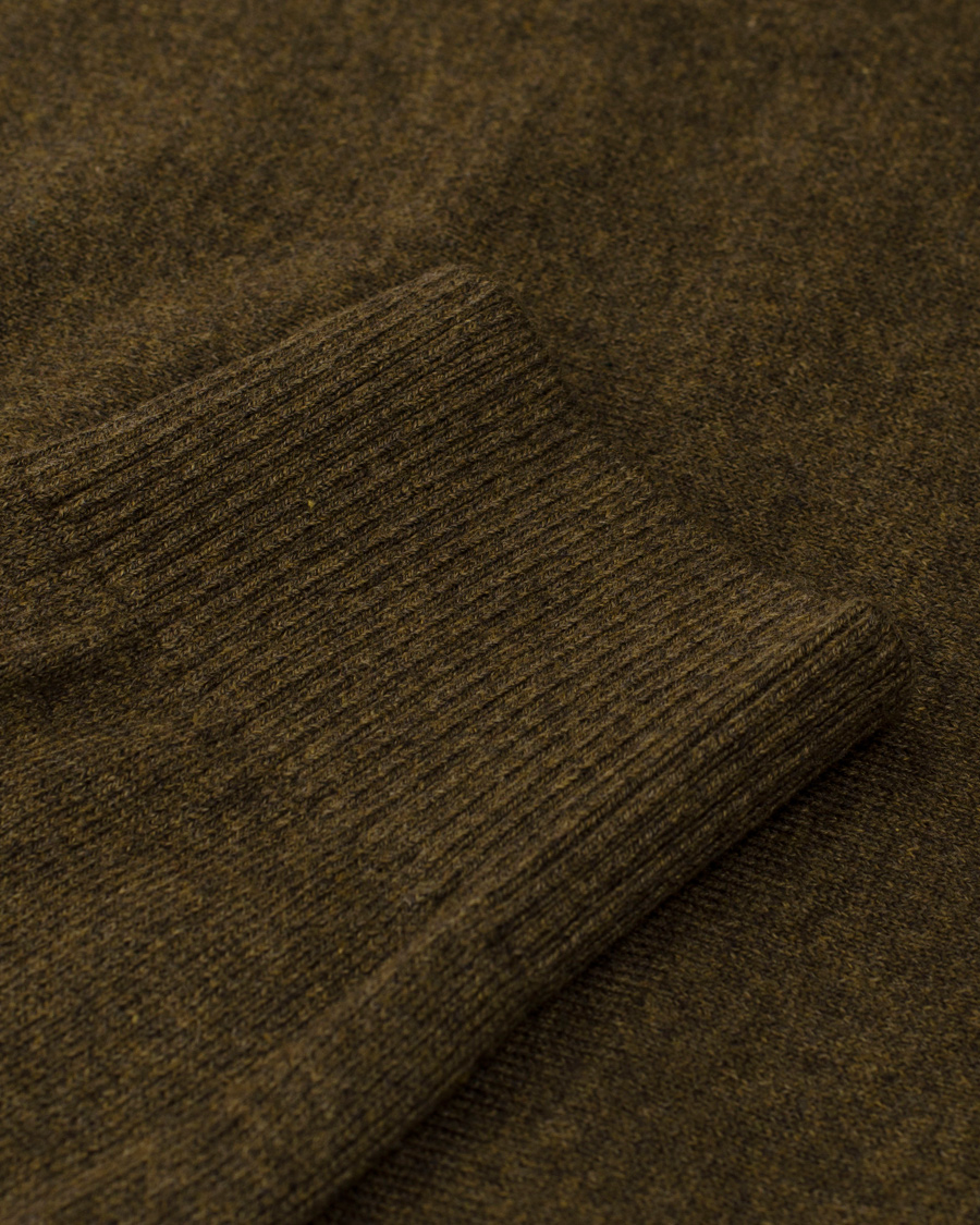 Hombres | Jerséis y prendas de punto | Tommy Hilfiger | Pima Cotton Cashmere V-neck Pullover Beech Green