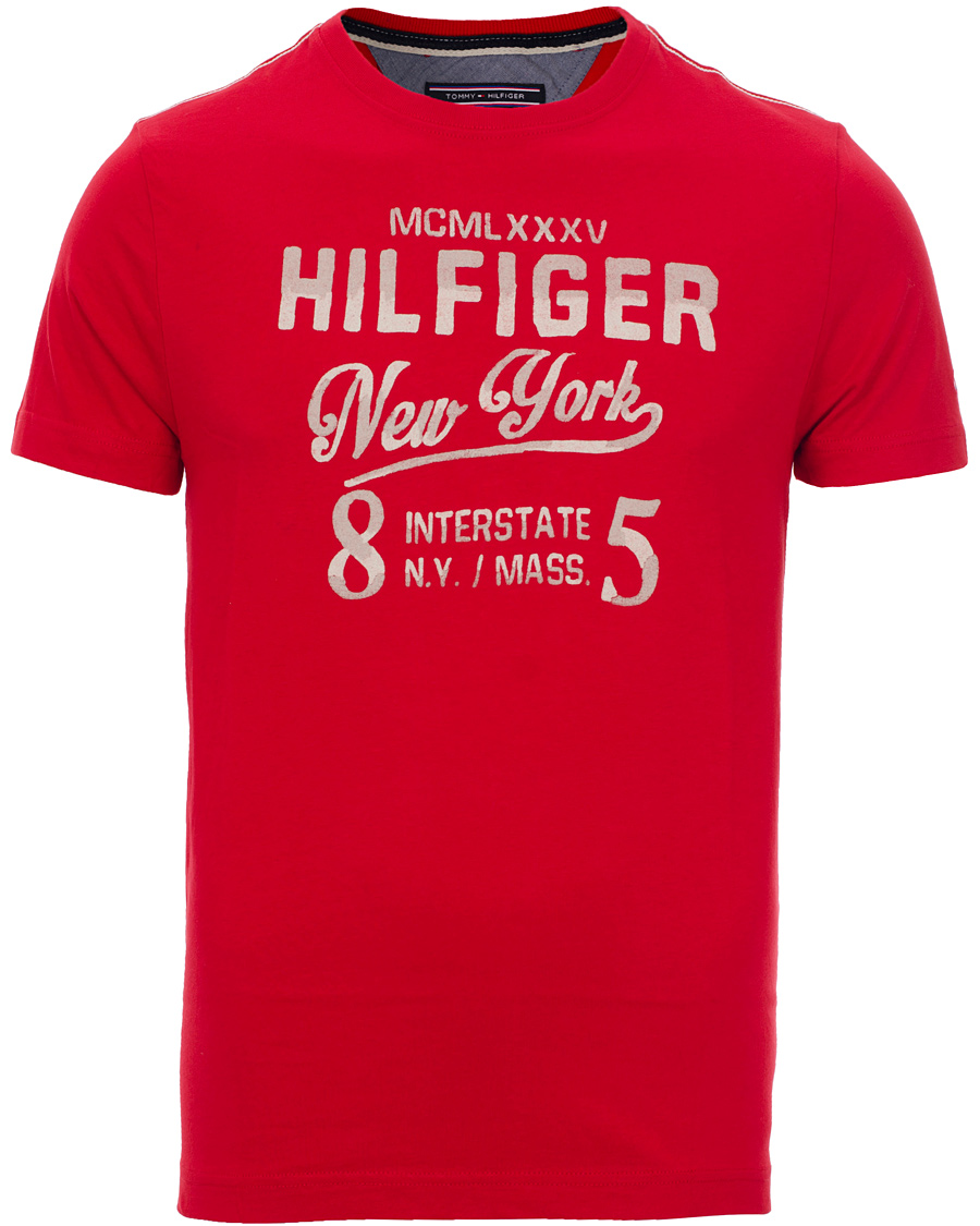 Hombres | Camisetas | Tommy Hilfiger | Kris Tee Barbados Cherry Red