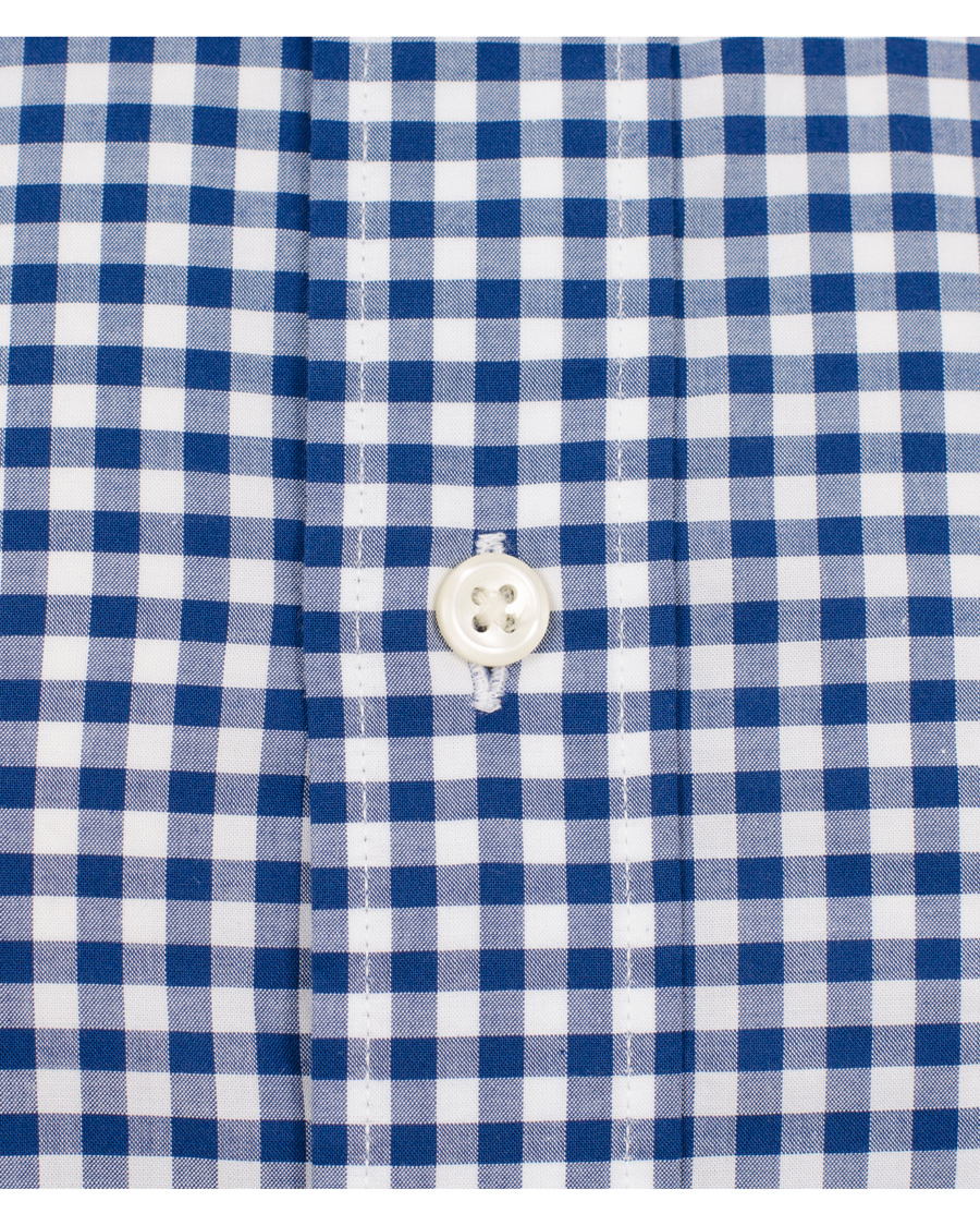 Hombres | Camisas | GANT | The Gingham Regular Fit Shirt Deep Cobalt Blue