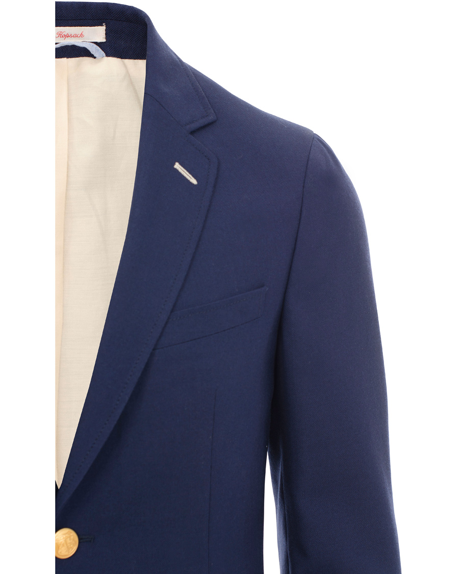 Hombres | Blazers | GANT Rugger | The Hopsack Club Blazer Evening Blue