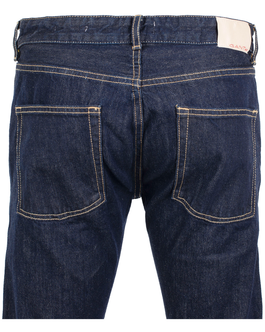 Hombres | Vaqueros | GANT Rugger | Stick Boy Raw Jeans Dark Blue