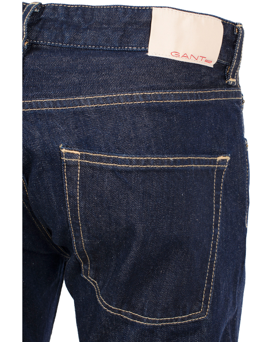 Hombres | Vaqueros | GANT Rugger | Stick Boy Raw Jeans Dark Blue