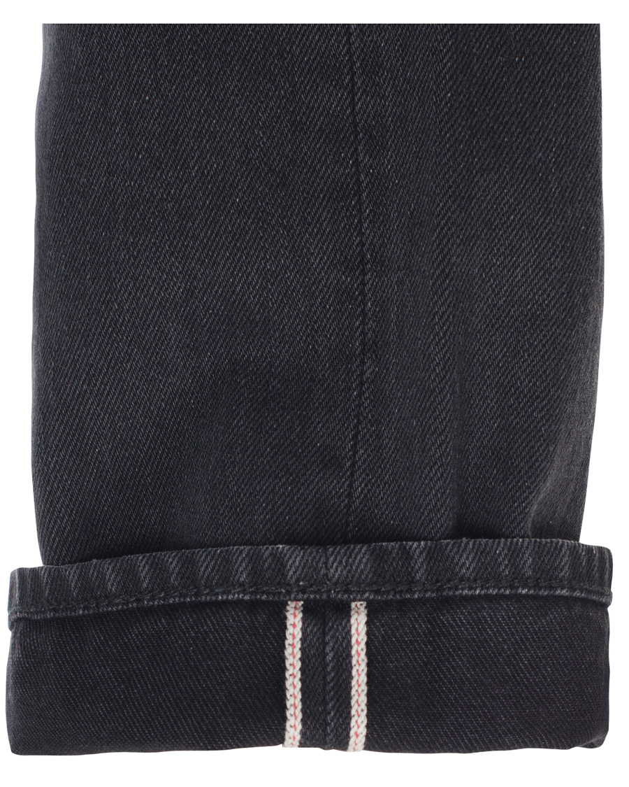 Hombres | Vaqueros | GANT Rugger | Stick Boy Burned Selvedge Jeans Black Worn In