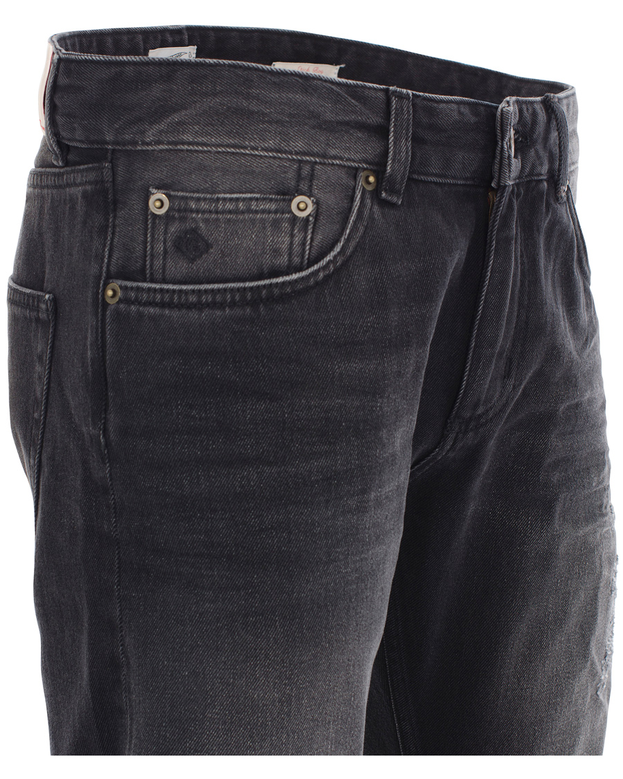 Hombres | Vaqueros | GANT Rugger | Stick Boy Burned Selvedge Jeans Black Worn In