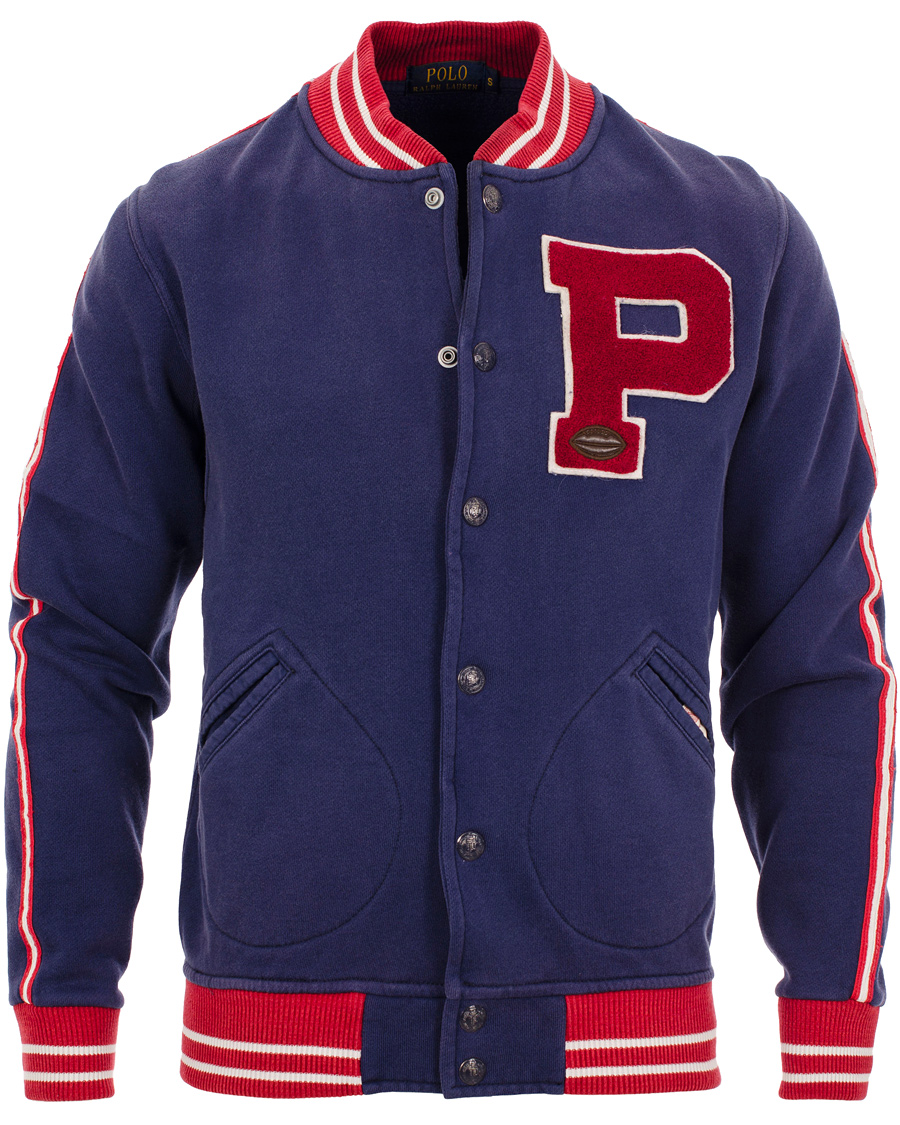 Hombres | Jerséis y prendas de punto | Polo Ralph Lauren | USA Baseball Jacket Blue Mood