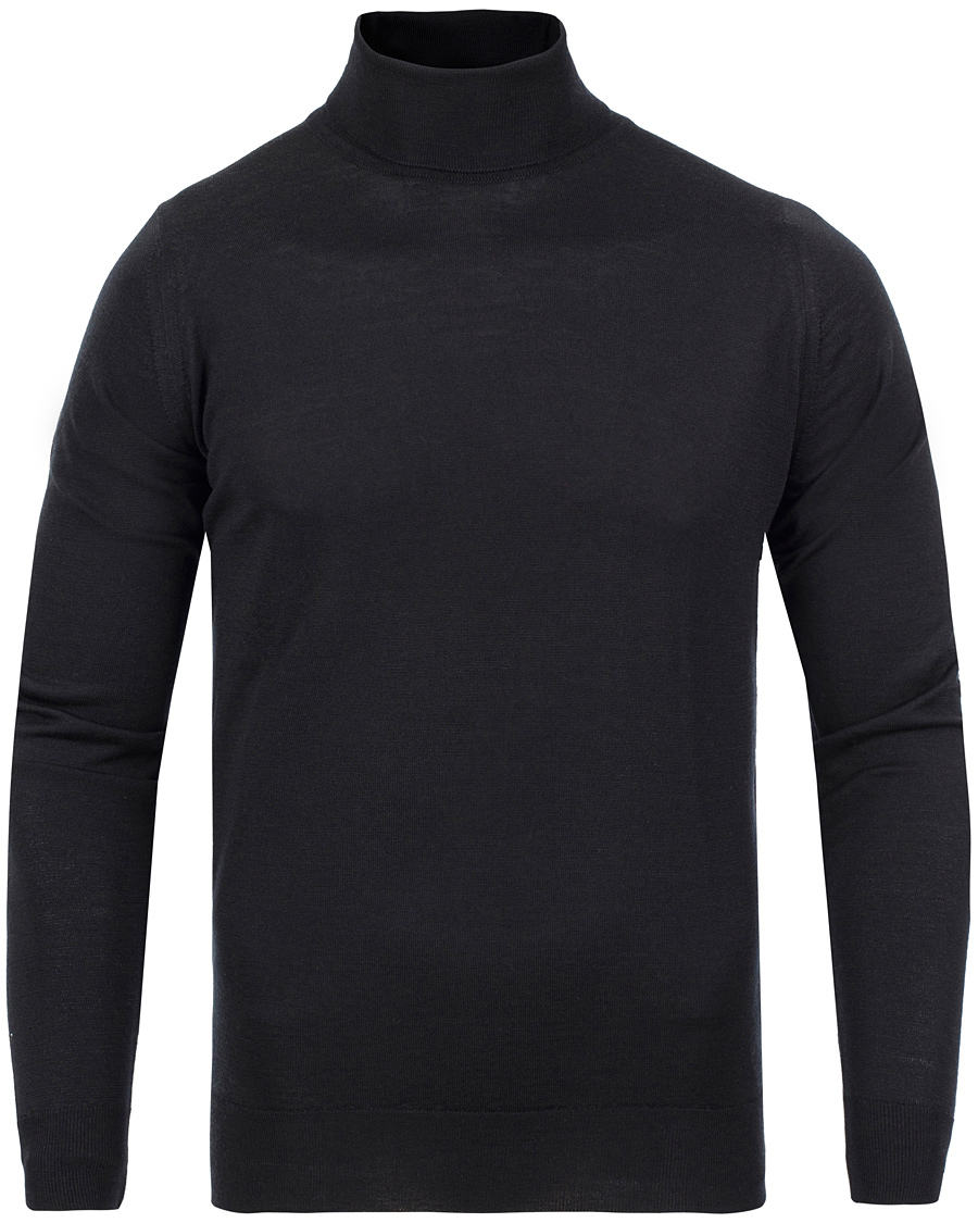 Hombres | Jerséis y prendas de punto | John Smedley | Belvoir Roll Neck Black