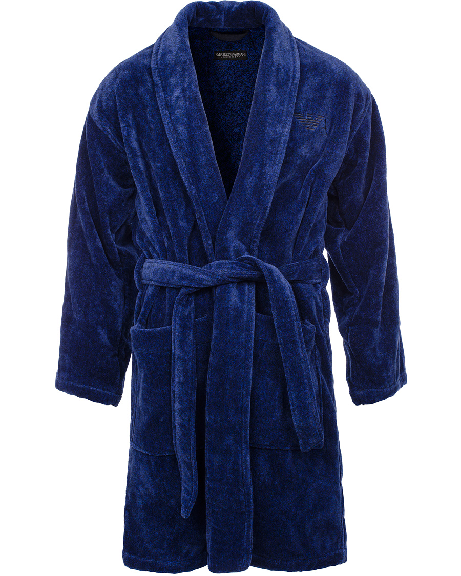 Hombres | Ropa interior y calcetines | Emporio Armani | Bathrobe Marine Melange