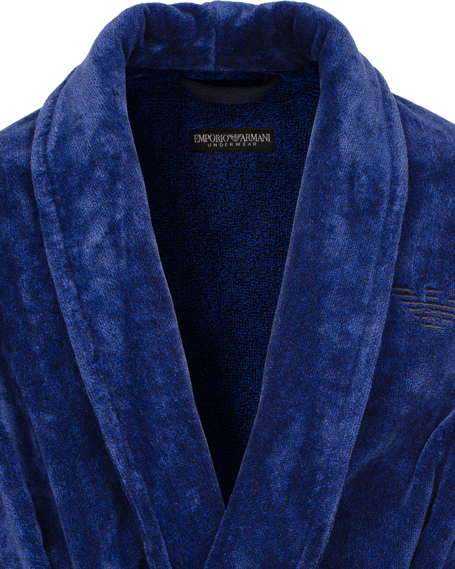 Hombres | Ropa interior y calcetines | Emporio Armani | Bathrobe Marine Melange