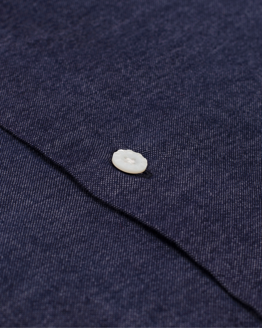 Hombres | Camisas | Barba Napoli | Dandylife Slim Fit Shirt Casual Blue