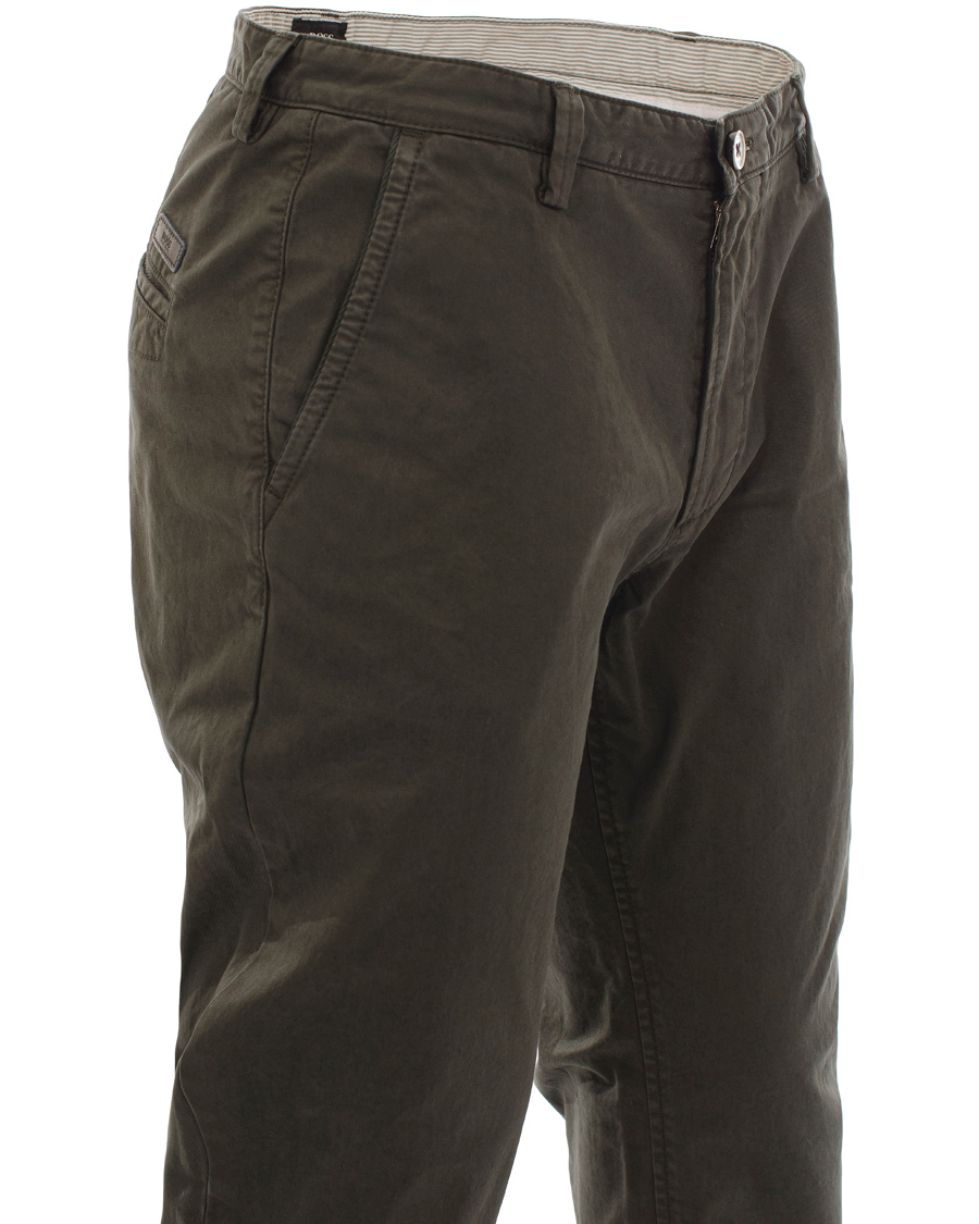 Hombres | Pantalones | BOSS BLACK | BOSS Rice-1-D Chino Forest Green
