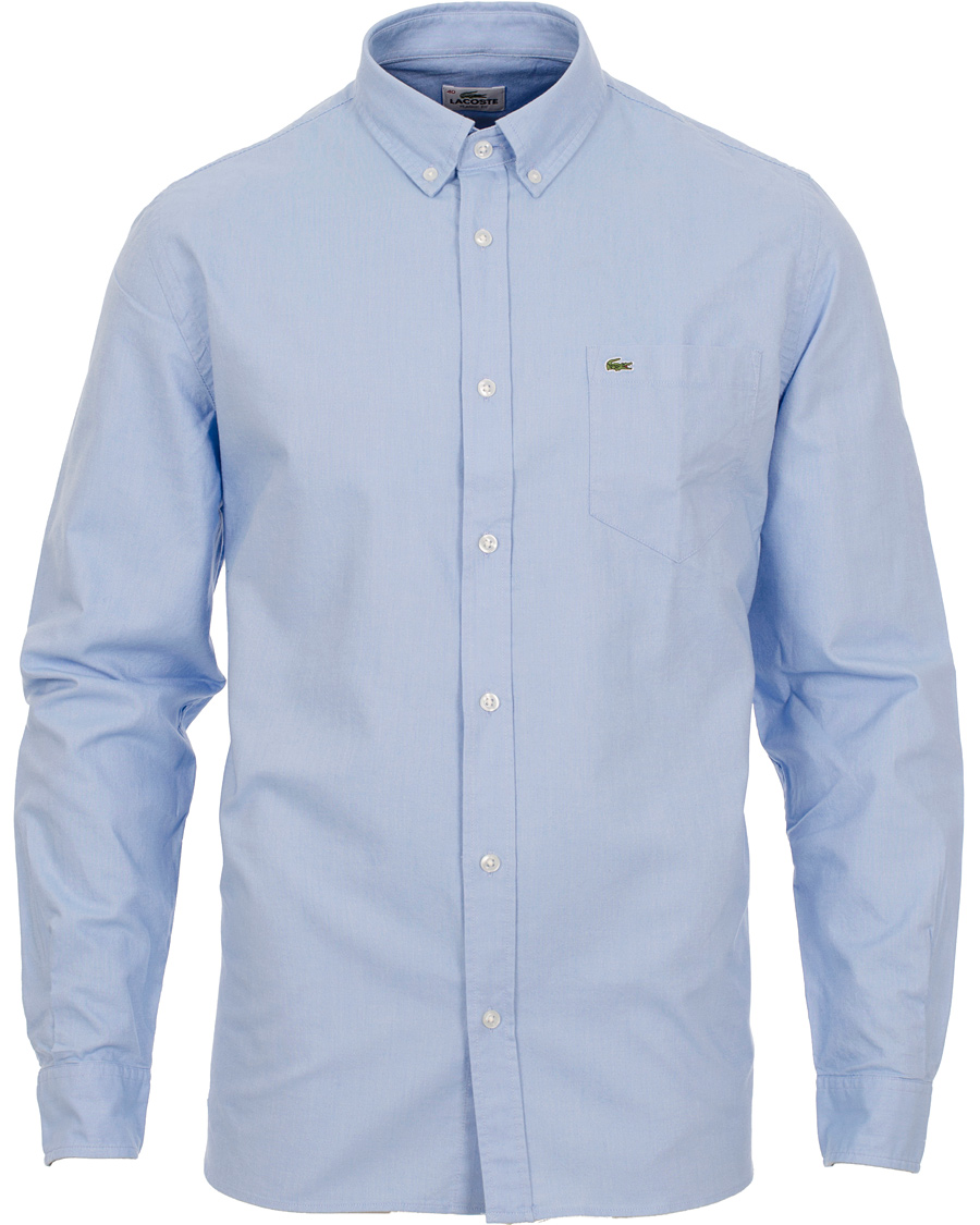 Hombres | Camisas | Lacoste | Oxford Classic Fit Shirt Caspian Blue