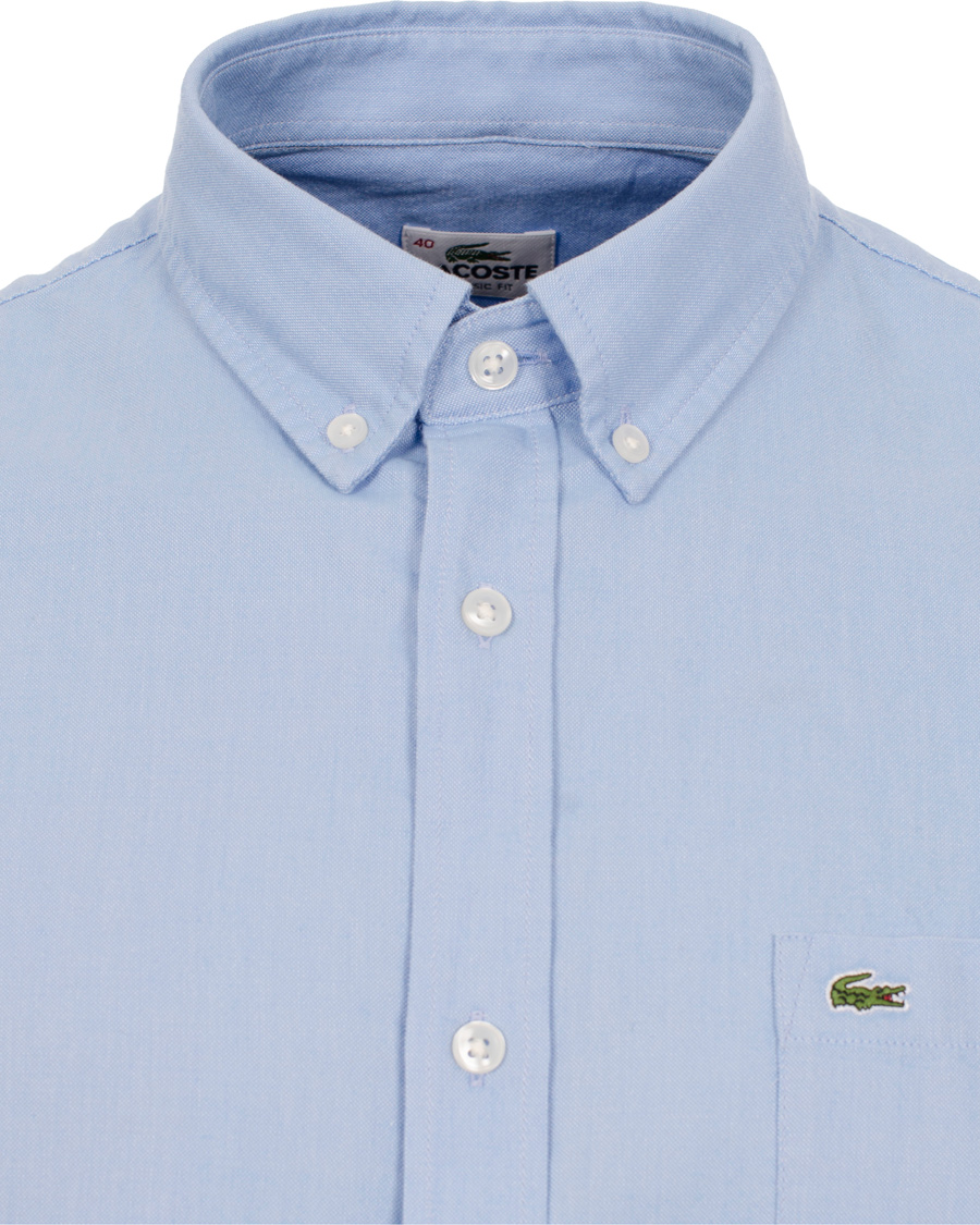 Hombres | Camisas | Lacoste | Oxford Classic Fit Shirt Caspian Blue