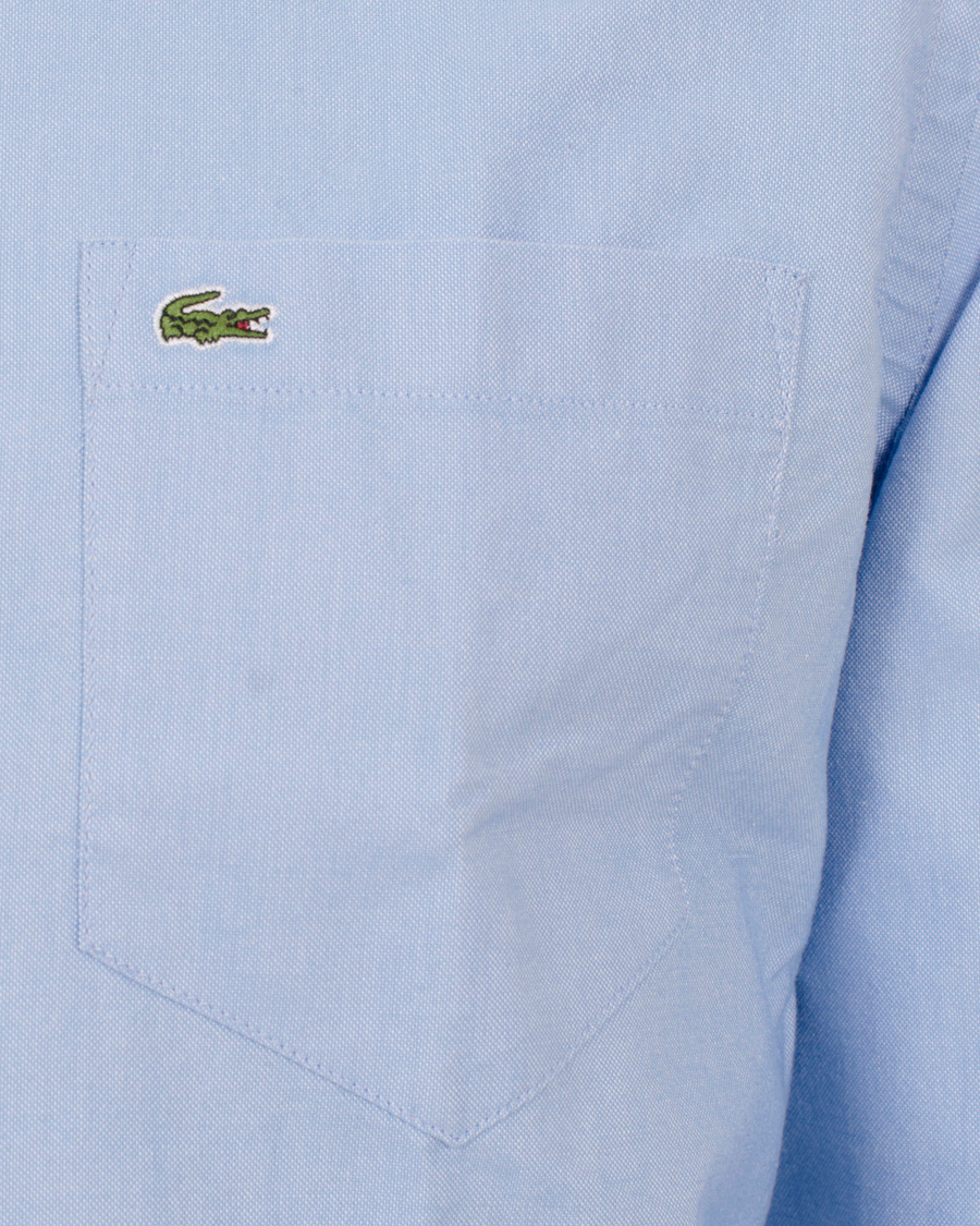 Hombres | Camisas | Lacoste | Oxford Classic Fit Shirt Caspian Blue