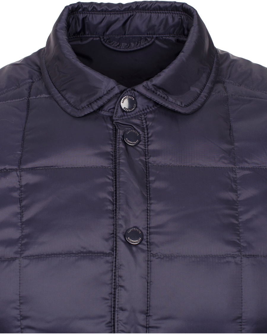 Hombres | Abrigos y chaquetas | J.Lindeberg | Lawler 46 Feather Nylon Quilted Jacket Dark Navy
