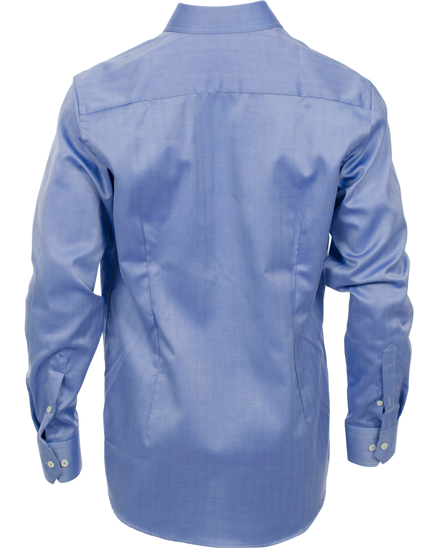 Hombres | Camisas | Eton | Contemporary Fit Shirt Red Ribbon Herringbone Blue