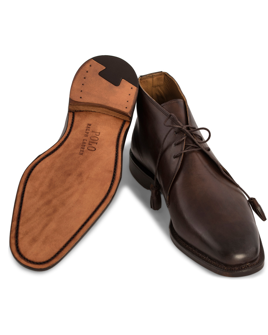 Hombres | Polo Ralph Lauren Prestwick Boot Burnished Calf Dark Brown | Polo Ralph Lauren | Prestwick Boot Burnished Calf Dark Brown