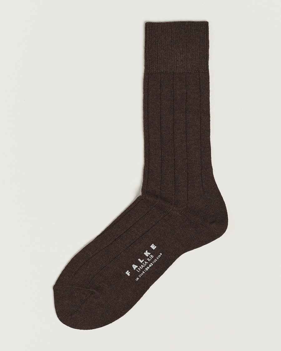 Hombres | Ropa interior y calcetines | Falke | Lhasa Cashmere Socks Brown