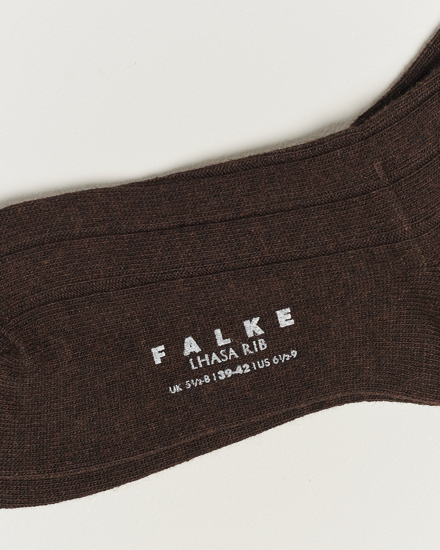 Hombres | Ropa interior y calcetines | Falke | Lhasa Cashmere Socks Brown