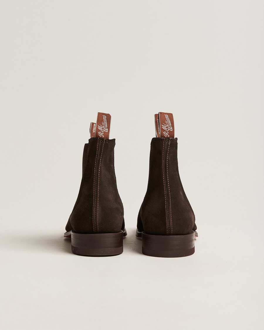 Hombres | R.M.Williams Craftsman G Boot Suede Chocolate | R.M.Williams | Craftsman G Boot Suede Chocolate