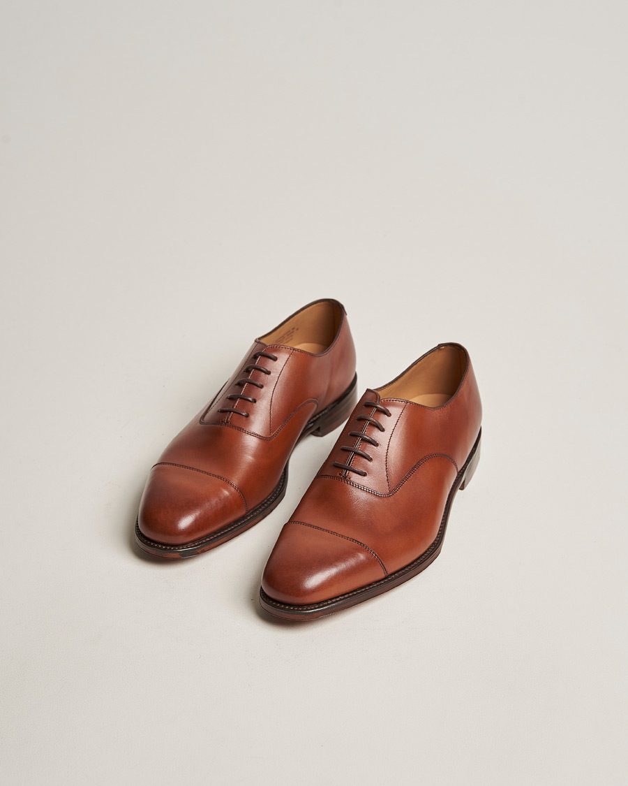 Hombres | Business & Beyond | Loake 1880 | Aldwych Oxford Mahogany Burnished Calf