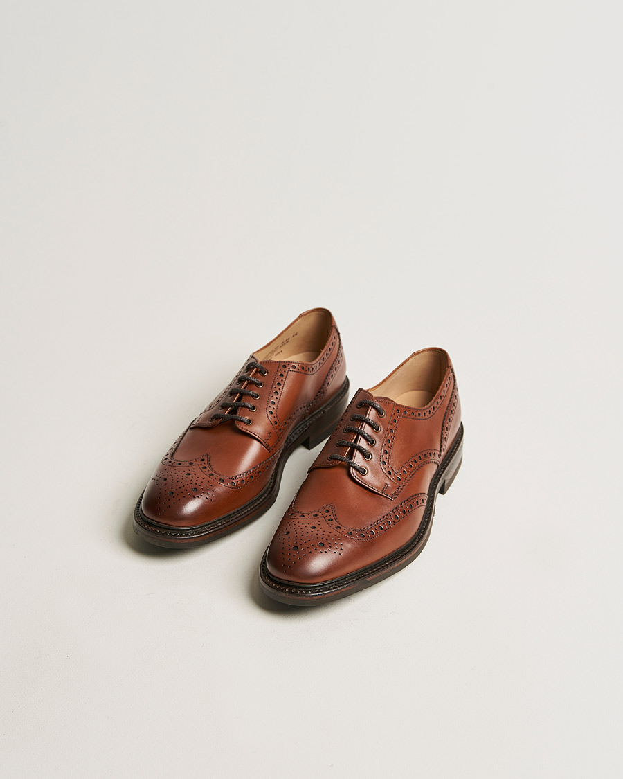 Hombres | Zapatos brogues | Loake 1880 | Chester Brogue Mahogany Burnished Calf