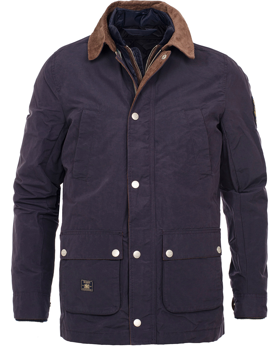 Hombres | Abrigos y chaquetas | Morris | Windsor Waxed Jacket Old Blue