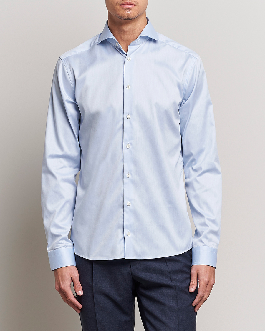 Hombres | Camisas | Eton | Super Slim Fit Shirt Blue