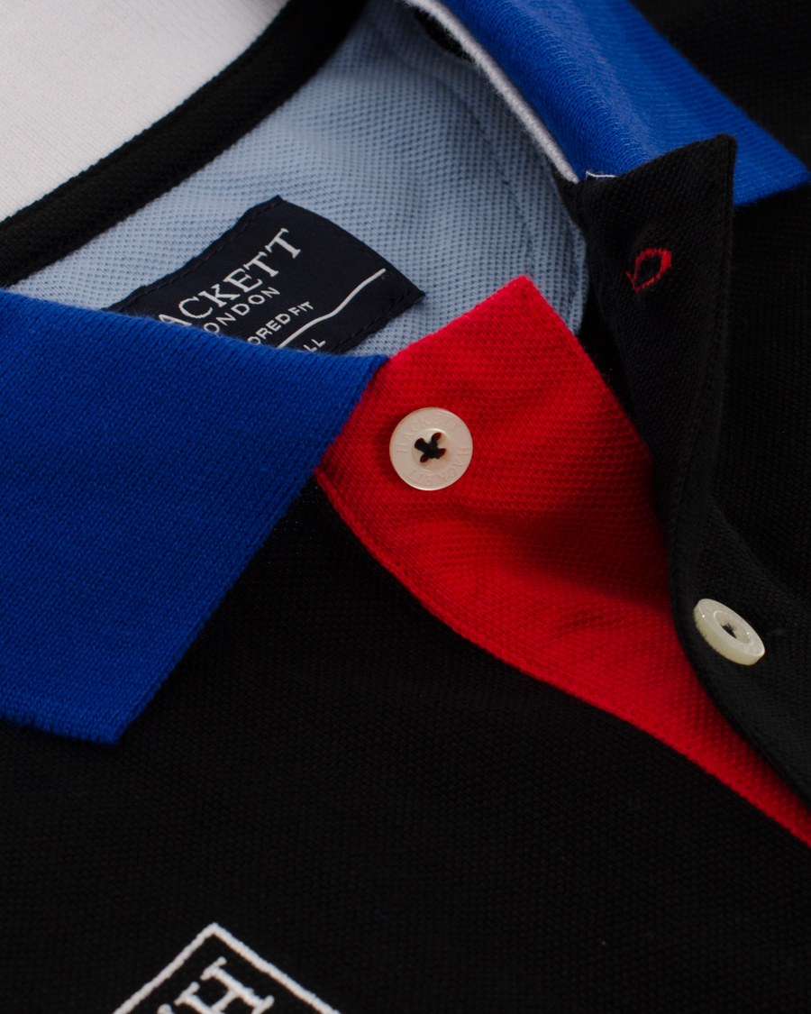 Hombres | Polos | Hackett | British Polo Day Dubai Piké Black
