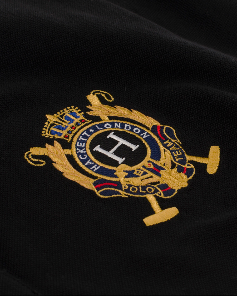 Hombres | Polos | Hackett | British Polo Day Dubai Piké Black