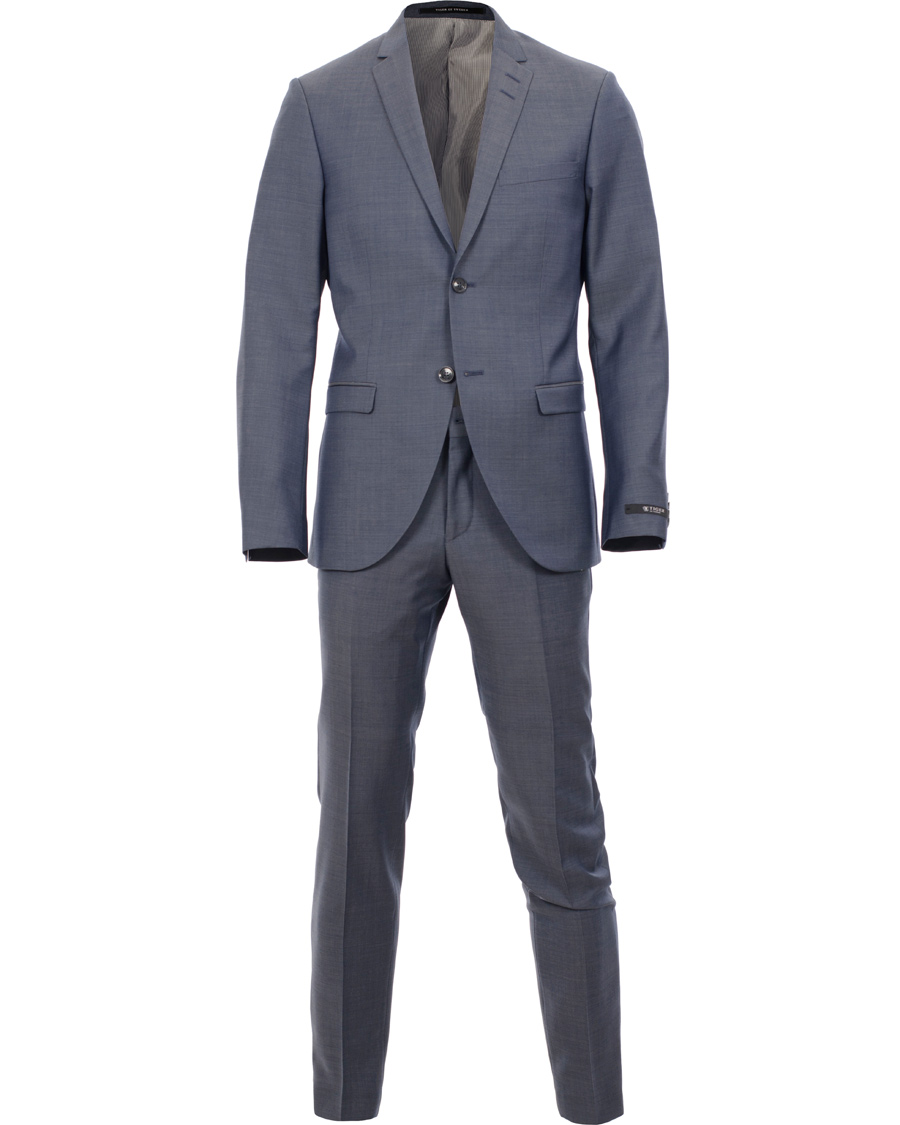 Hombres | Trajes | Tiger of Sweden | Jil Suit 100% Wool  Steel Blue