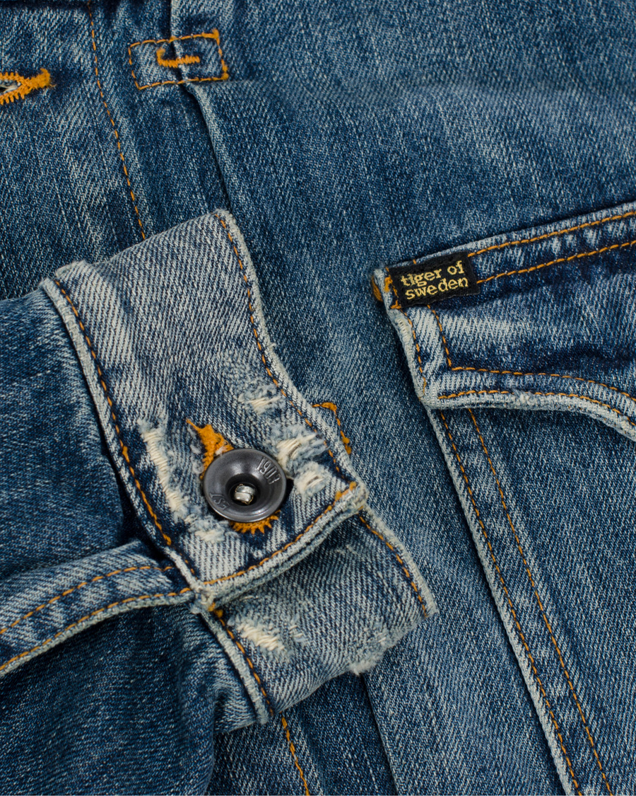 Hombres | Abrigos y chaquetas | Tiger of Sweden Jeans | Gecko Jeans Jacket Laundry Blue