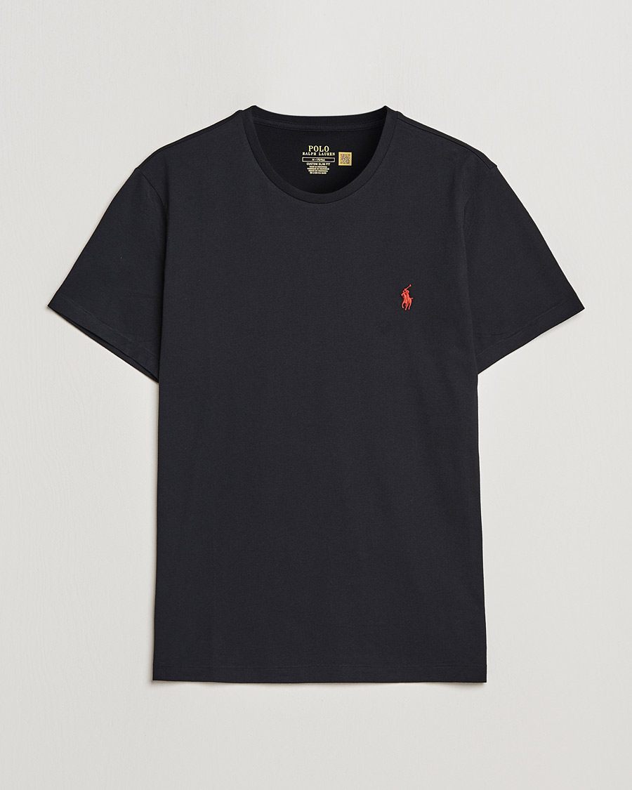 Hombres | Camisetas | Polo Ralph Lauren | Custom Slim Fit Tee RL Black