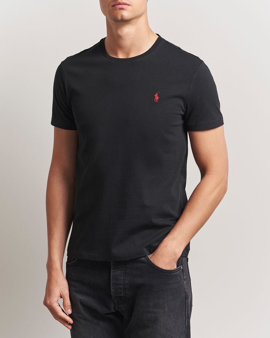 Hombres | Camisetas | Polo Ralph Lauren | Custom Slim Fit Tee RL Black