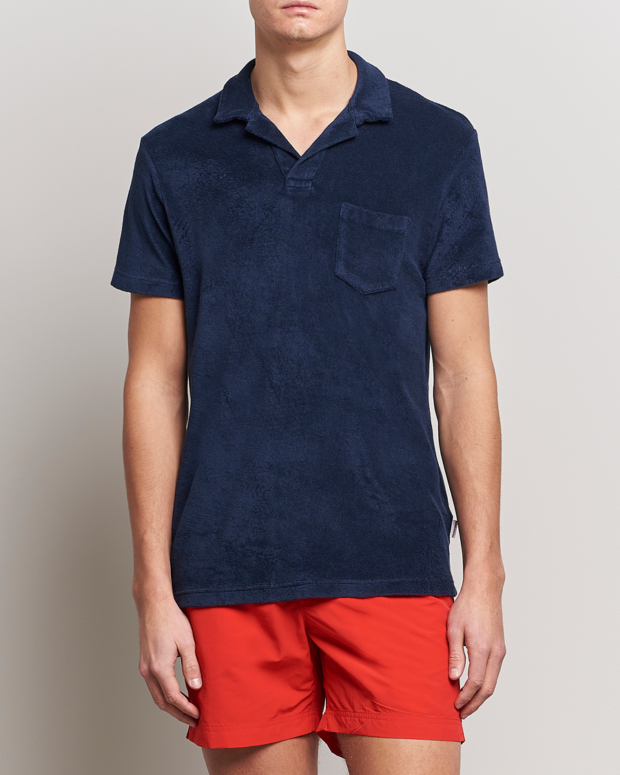 Hombres | Polos | Orlebar Brown | Terry Polo Navy