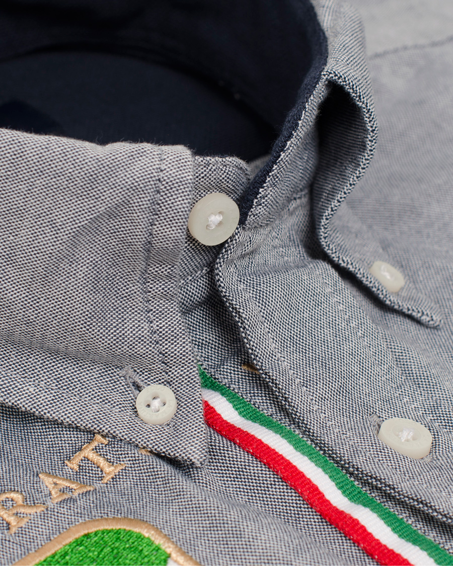 Hombres | Camisas | La Martina | Maserati Oxford Shirt Navy