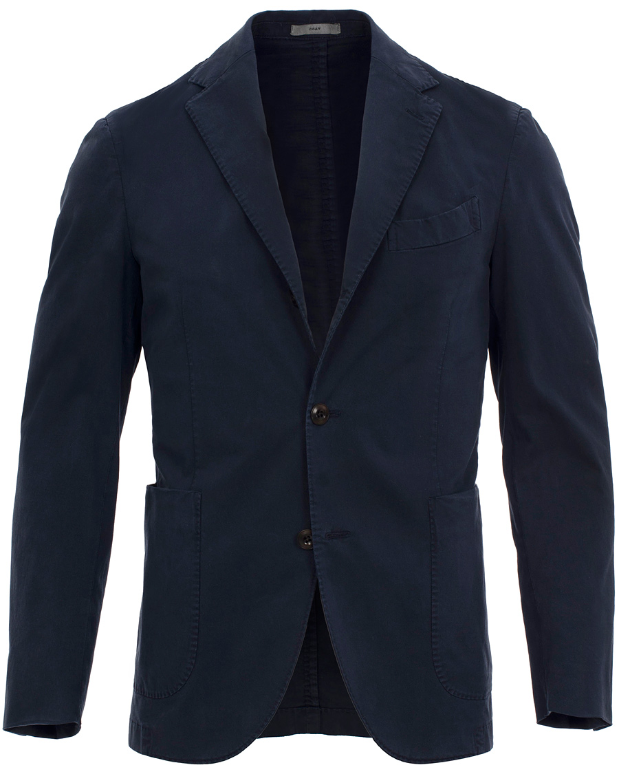 Hombres | Blazers | Boglioli | Coat Cotton Blazer Navy