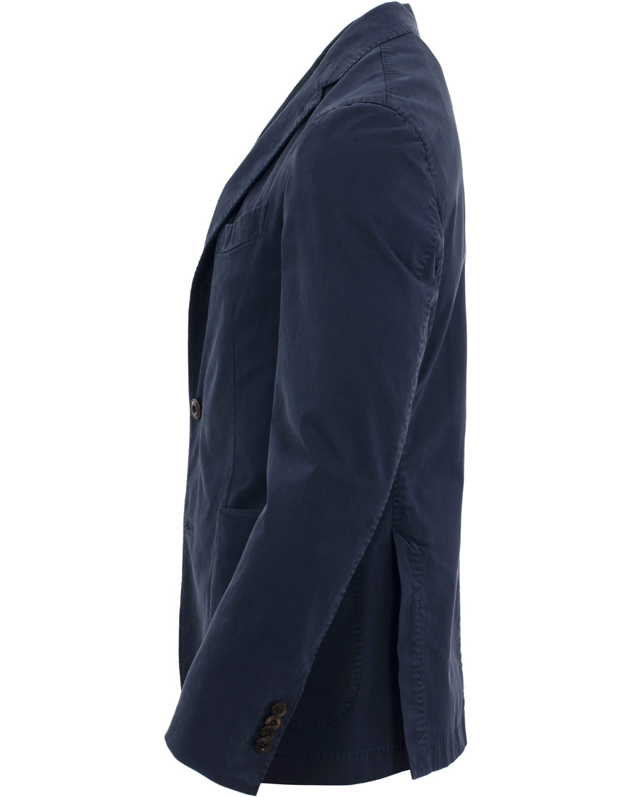 Hombres | Blazers | Boglioli | Coat Cotton Blazer Navy