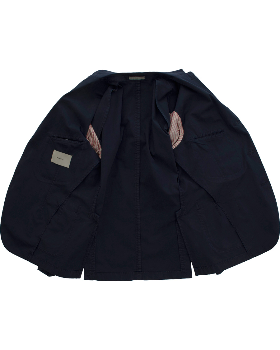 Hombres | Blazers | Boglioli | Coat Cotton Blazer Navy