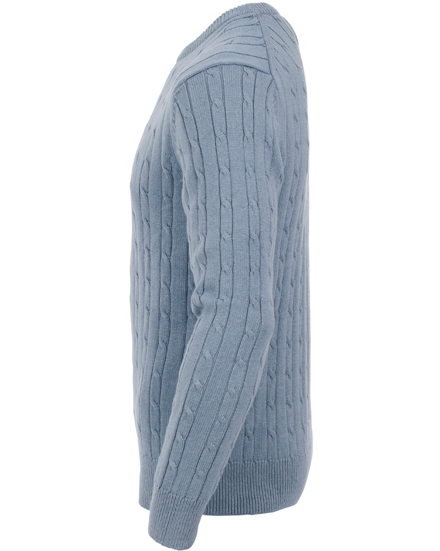 Hombres | Jerséis y prendas de punto | Boomerang | Lund Cable Knit Aura Blue