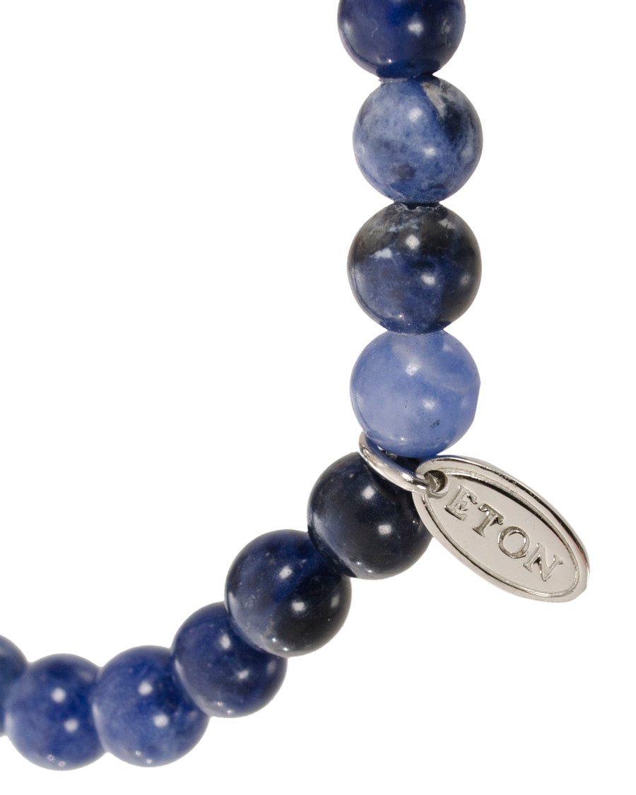 Hombres | Eton Pearl Bracelet Blue | Eton | Pearl Bracelet Blue