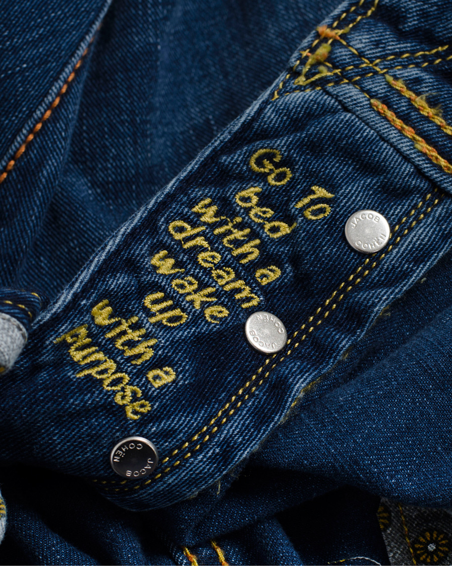 Hombres | Vaqueros | Jacob Cohën | 622 Luxury Edition Jeans Mid Blue/Red Label