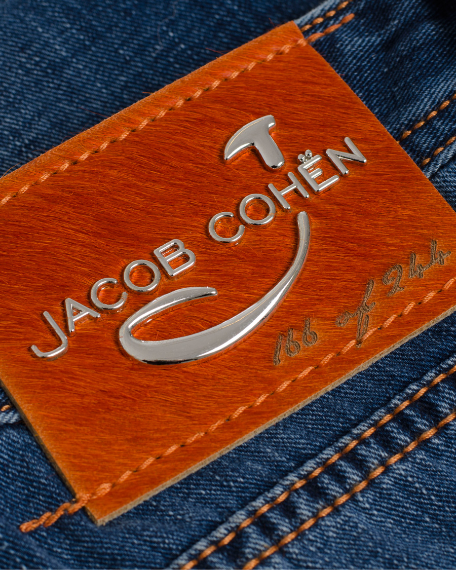 Hombres | Vaqueros | Jacob Cohën | 622 Luxury Edition Jeans Mid Blue/Red Label