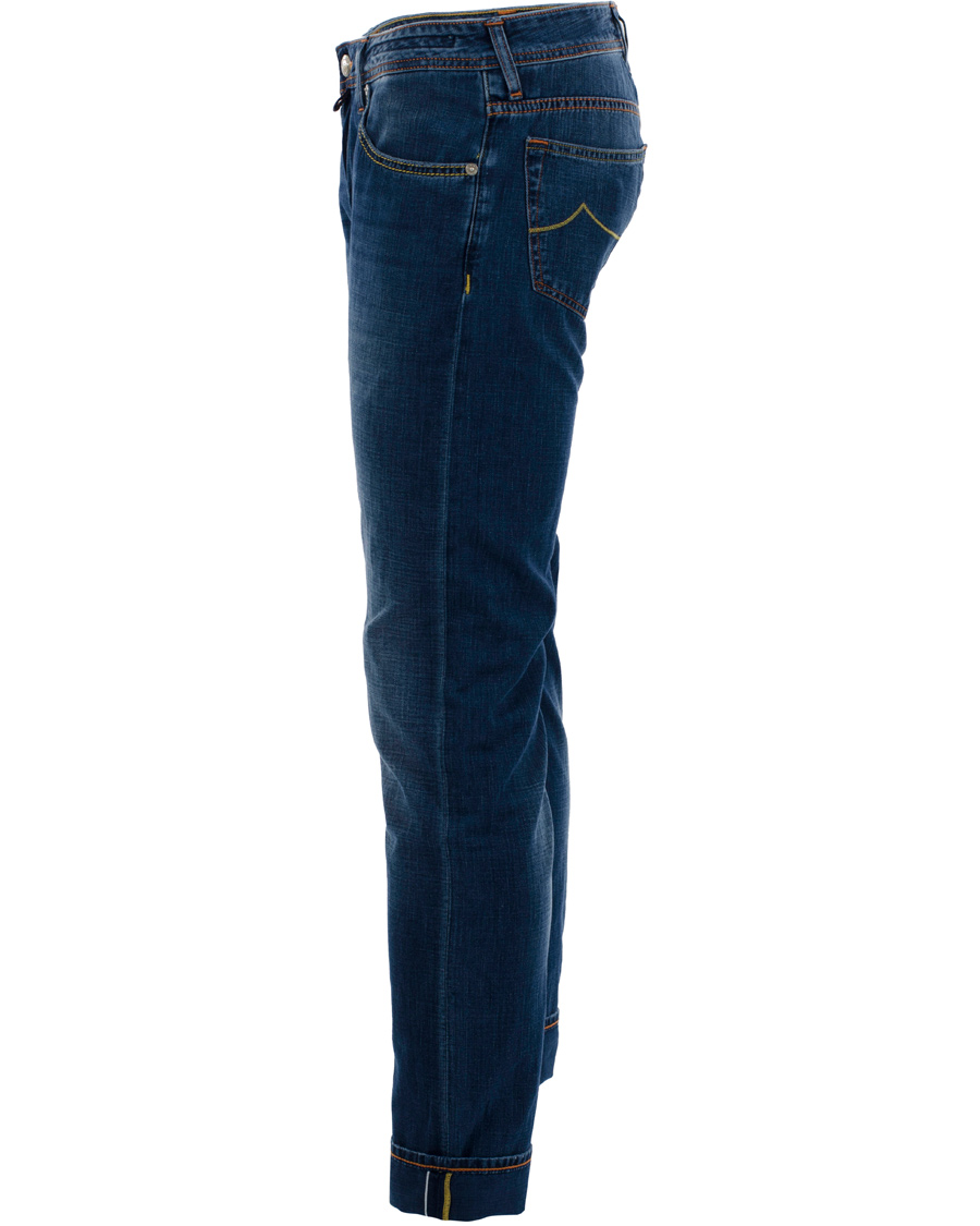 Hombres | Vaqueros | Jacob Cohën | 622 Luxury Edition Jeans Mid Blue/Red Label