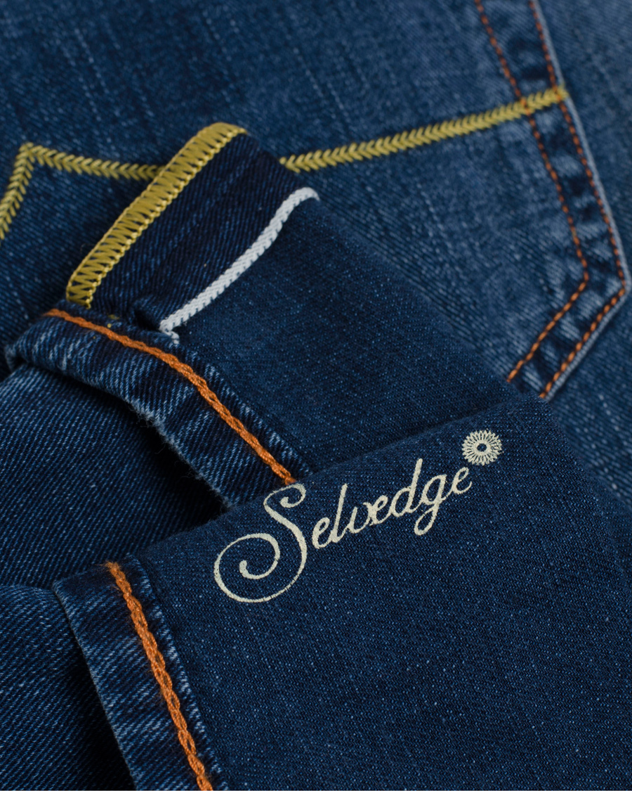 Hombres | Vaqueros | Jacob Cohën | 622 Luxury Edition Jeans Mid Blue/Red Label