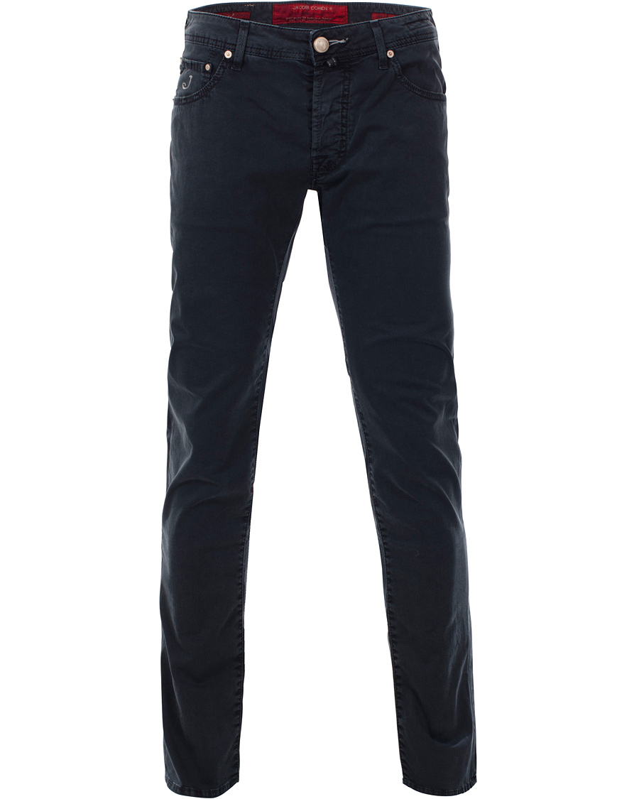 Hombres | Pantalones | Jacob Cohën | 622 Slim 5-Pocket Trousers Old Blue