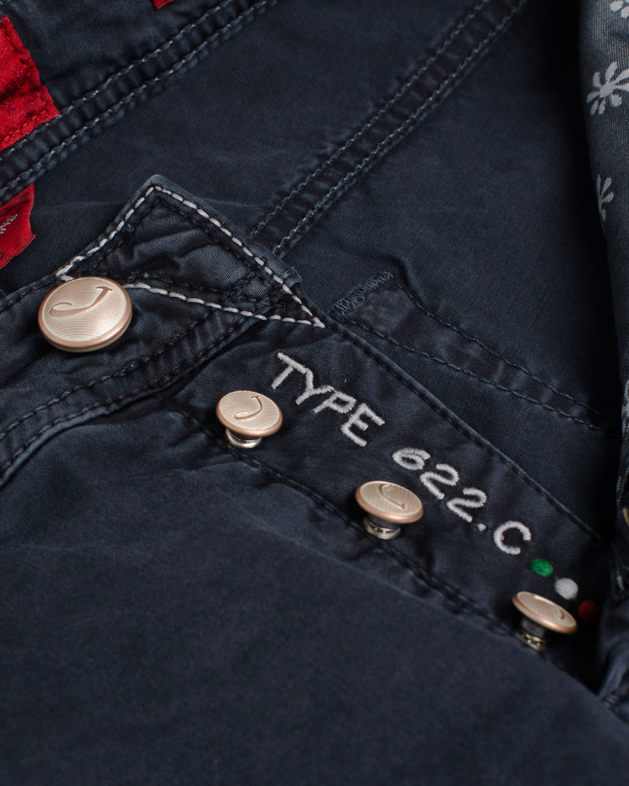Hombres | Pantalones | Jacob Cohën | 622 Slim 5-Pocket Trousers Old Blue