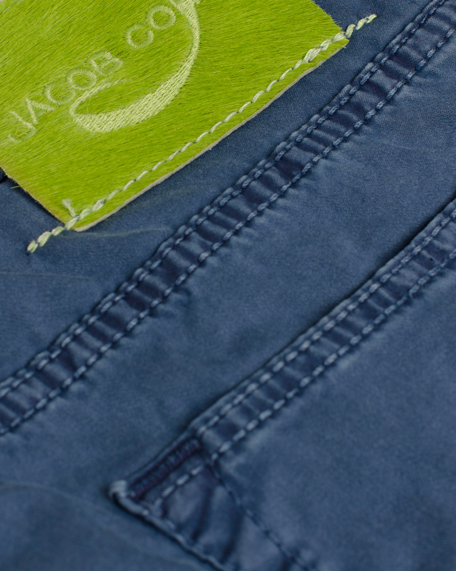 Hombres | Pantalones | Jacob Cohën | 622 Slim 5-Pocket Trousers Blue
